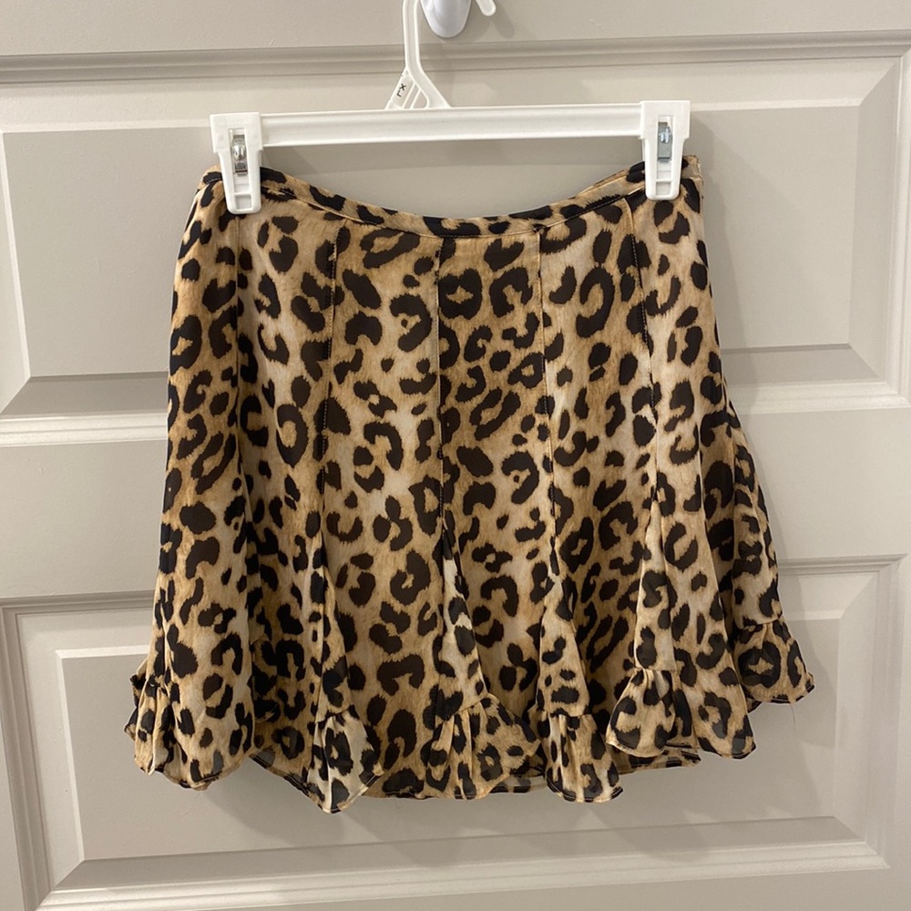 Cheetah skirt